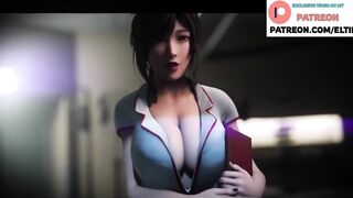 Hot Nurse Hot Fucking And Getting Creampie In The Ward | Dead or Alive Hentai 4k 60fps