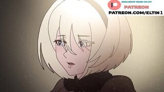 Amazing B2 Hot Dick Riding And Getting Creampie | Nier Automata Hentai 60fps