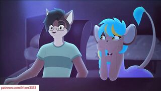 furry friends making a video for pornhub and show the whole process