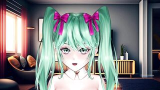 POV: You invited Mystic over but it was really hot out~! (Hentai Vtuber Clip)