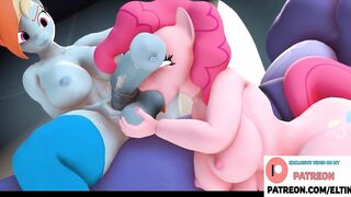 Futa Rainbow Dash Hard Anal Fucking And Getting Creampie | Best Futa Furry Hentai 4k