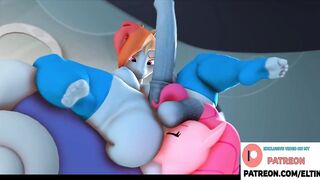 Futa Rainbow Dash Hard Anal Fucking And Getting Creampie | Best Futa Furry Hentai 4k