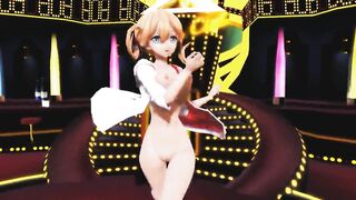 MMD - Prinz Eugen Nude Dance 2