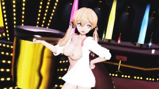 MMD - Prinz Eugen Nude Dance 2