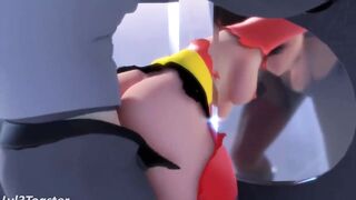 Elastigirl Stretched Thin by Lvl3Toaster