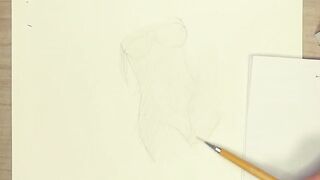 Stepsister's Nude Body Drawing x16