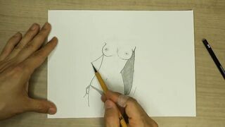 Step sister's nude sketch