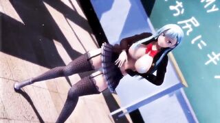 MMD Hentai Dance Blue