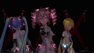 MMD Vokaloids dance