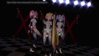 MMD Vokaloids dance