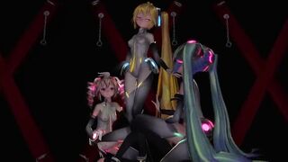 MMD Vokaloids dance