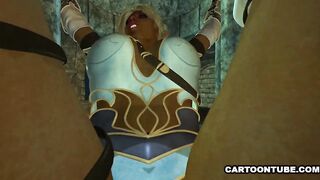 Hot 3D Ebony Elf Babe Gets Fucked