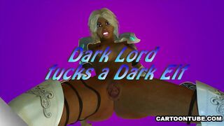 Hot 3D Ebony Elf Babe Gets Fucked