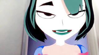 Gwen Rubbing Her Pale Pussy - Total Drama Island