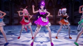 MMD girls dance