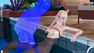 Honey select two – VIP Sarah in the swimming pool