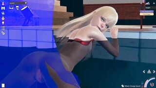 Honey select two – VIP Sarah in the swimming pool