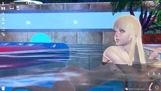 Honey select two – VIP Sarah in the swimming pool