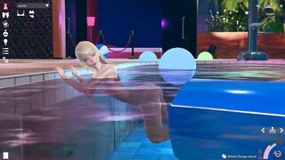 Honey select two – VIP Sarah in the swimming pool