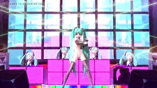 Hatsune Miku nude ecchi dance I'll MikuMiku You (Saltlapse)