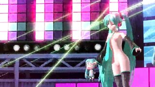 Hatsune Miku nude ecchi dance I'll MikuMiku You (Saltlapse)