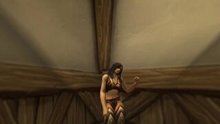 Human Female sexy dance (World of Warcraft)