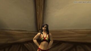 Human Female sexy dance (World of Warcraft)