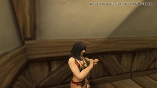 Human Female sexy dance (World of Warcraft)