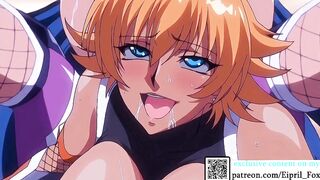 Futa Igawa Sakura and Yatsu Murakasi fucking Asagi So Hard - Futanari Action Taimanin Hentai Porn