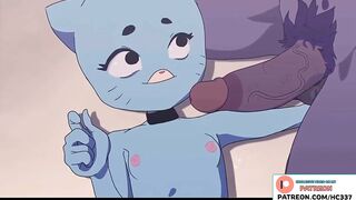 GUMBALL MYM RECORD A SPECIAS VIDEO AND SHOW IT TO ALL | GUMBALL HENTAI ANIMATION 4K 60FPS