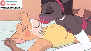 Futa Furry Girl Hot Fucking With Girlfriend In House And Creampie | Cartoon Futa Furry Hentai 60fps