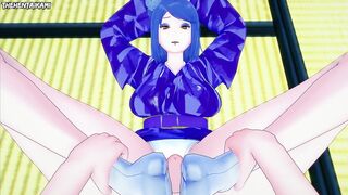 Naruto Konan Gives You A Footjob Hentai POV