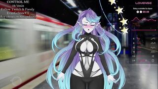 Vtuber is fuck on train station