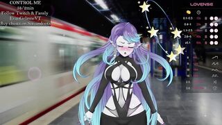 Vtuber is fuck on train station