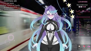 Vtuber is fuck on train station