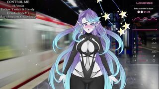 Vtuber is fuck on train station