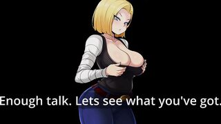 Tentacle inside Android 18 Dragon Ball Z (DBZ)