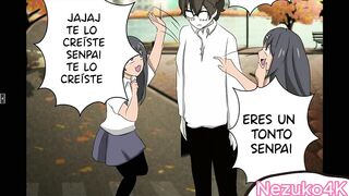 Nagatoro Come Las Tetas y El Coño De Sus Compañeras