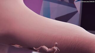 Tracer's Tiny Crowd Giantess Animation (LQ)