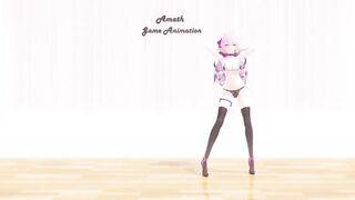 【MMD R-18】The sexy Bronya Zaychik from Honkai Impact dances Mister