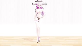 【MMD R-18】The sexy Bronya Zaychik from Honkai Impact dances Mister