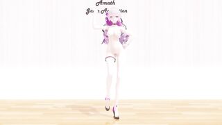 【MMD R-18】The sexy Bronya Zaychik from Honkai Impact dances Mister