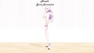 【MMD R-18】The sexy Bronya Zaychik from Honkai Impact dances Mister