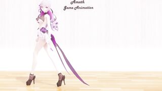 【MMD R-18】The sexy Bronya Zaychik from Honkai Impact dances Mister