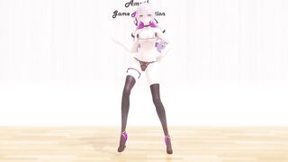 【MMD R-18】The sexy Bronya Zaychik from Honkai Impact dances Mister