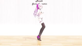 【MMD R-18】The sexy Bronya Zaychik from Honkai Impact dances Mister