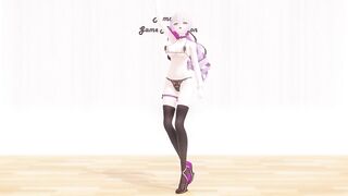 【MMD R-18】The sexy Bronya Zaychik from Honkai Impact dances Mister