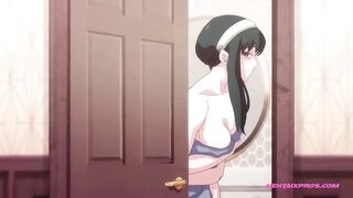 StepBro and StepSis Spy Shower XXX Scene - UNCENSORED HENTAI