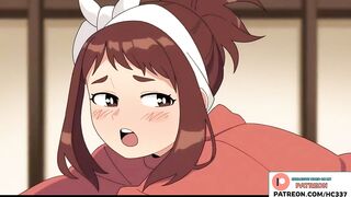 DEKU X URARAKA BLOWJOB AND CREAMPIE | MY HERO ACADEMIA HENTAI STORY ANIMATION 4K 60FPS