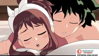 DEKU X URARAKA BLOWJOB AND CREAMPIE | MY HERO ACADEMIA HENTAI STORY ANIMATION 4K 60FPS